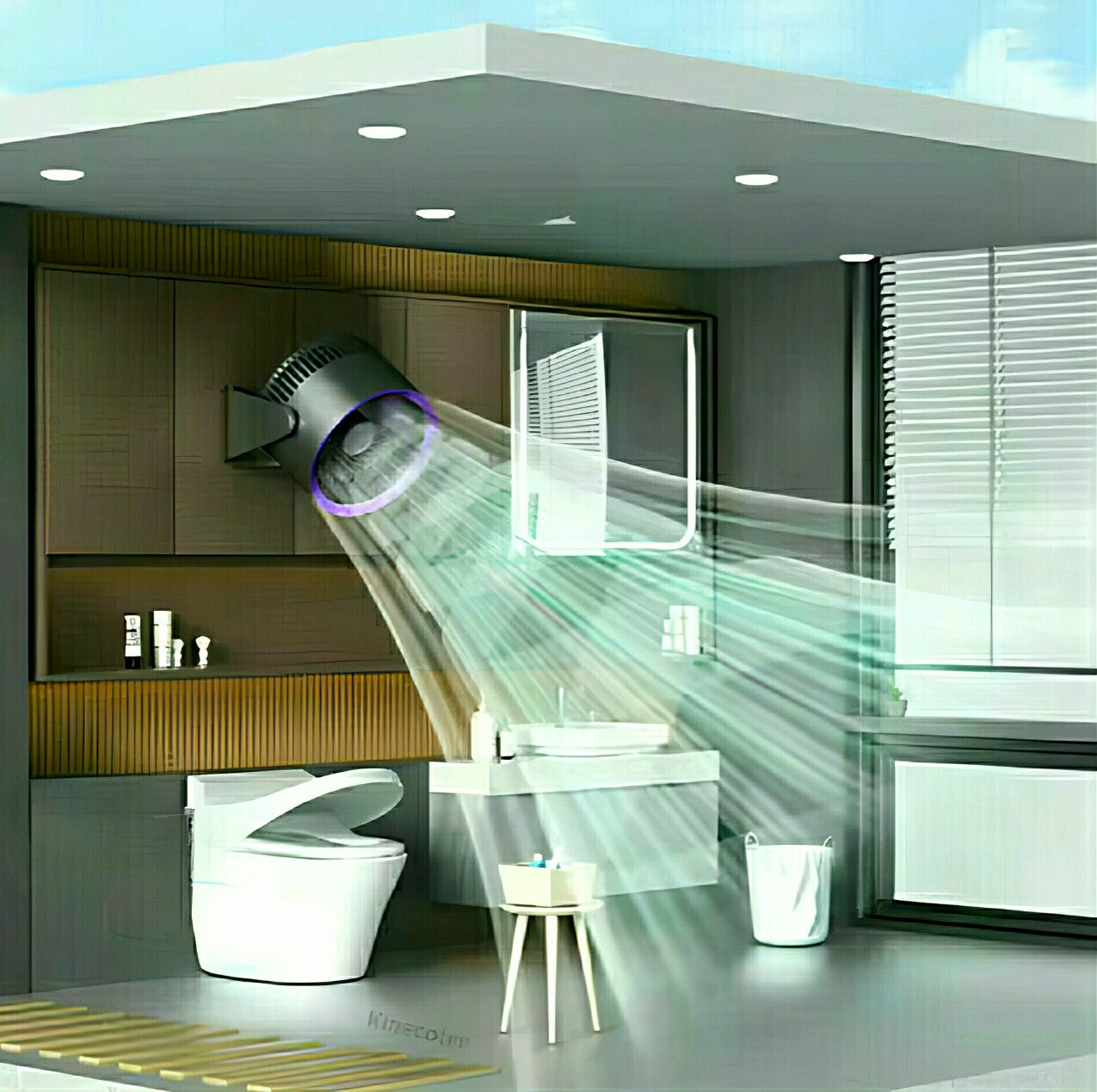 Elektrisk fläktluftkylare